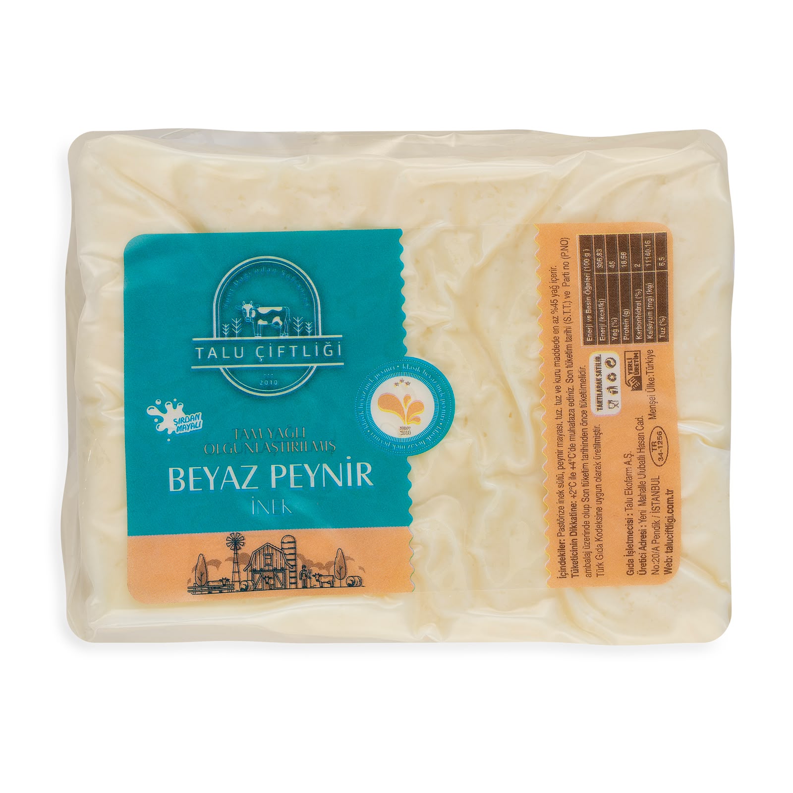 Talu İnek Beyaz Peyniri 500 gr