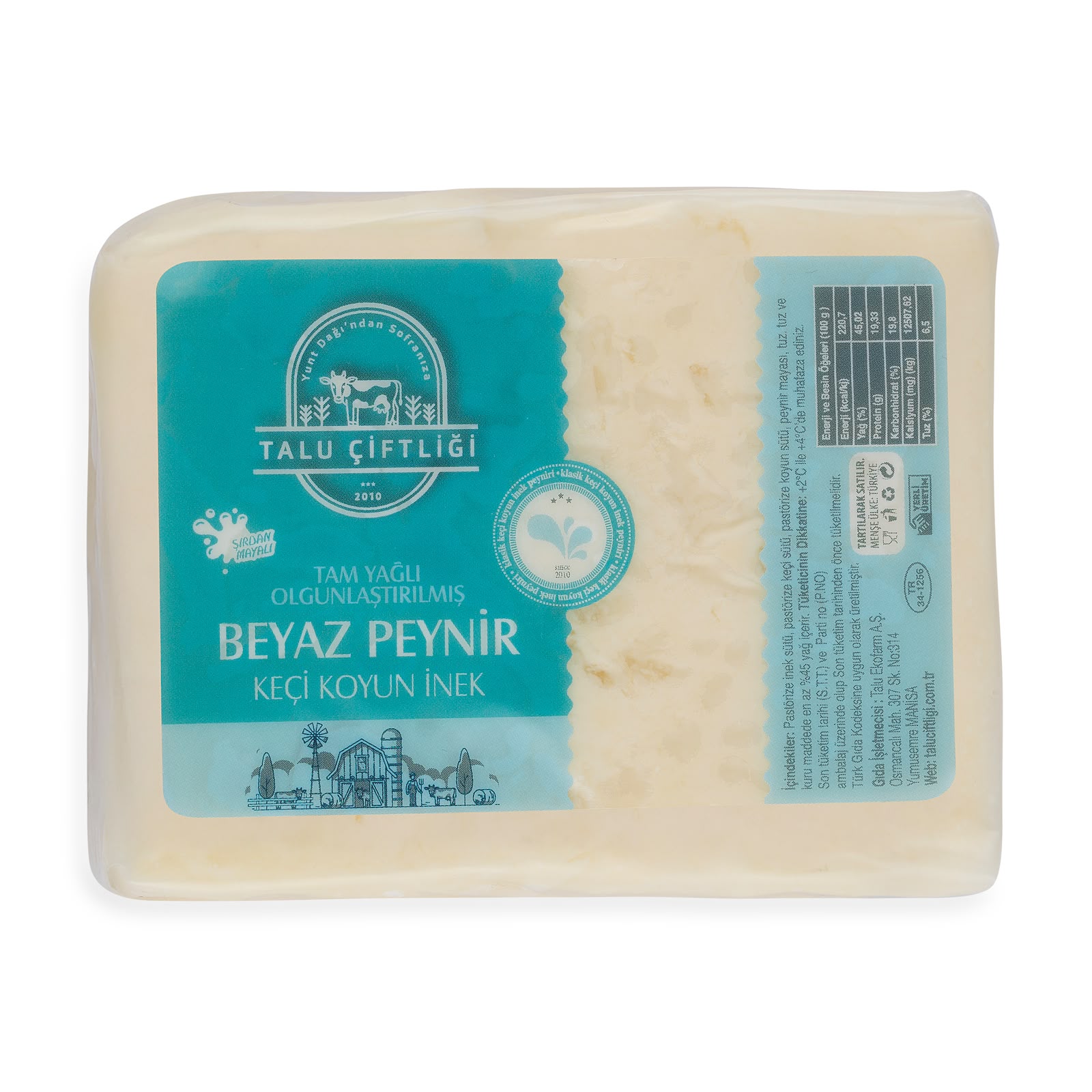 Talu Koyun-Keçi-İnek Beyaz Peyniri 500 gr