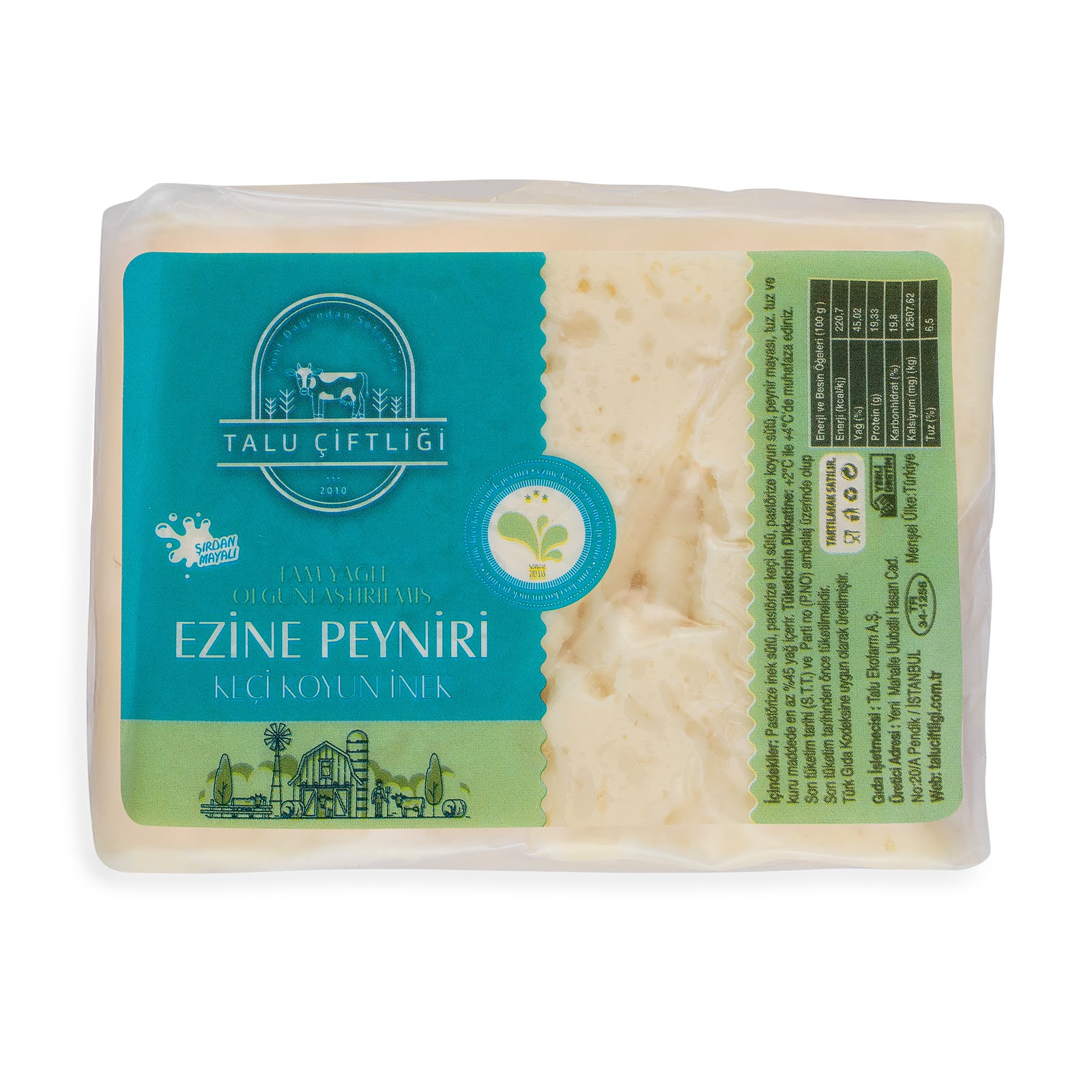 Talu Koyun-Keçi-İnek Ezine Peyniri 500 gr